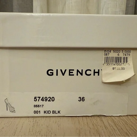 Givenchy Black Leather Studded Heels - Picture 12 of 13